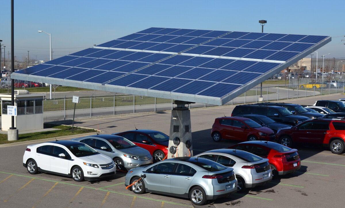 electric car solar panel