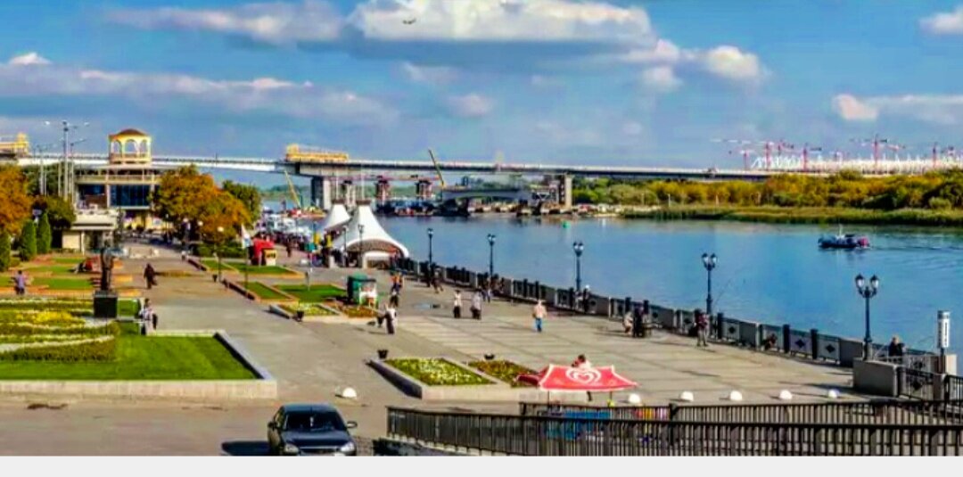 Городская набережная в Ростове