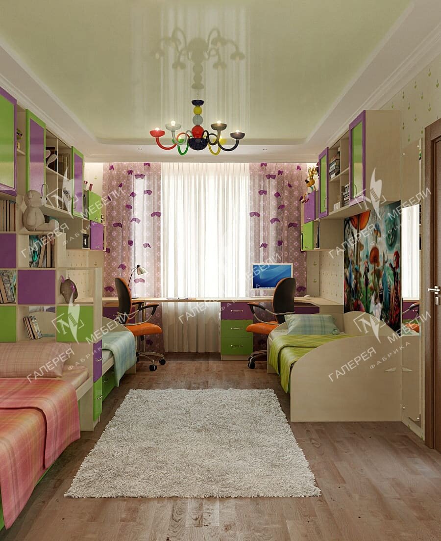 Как разделить детскую комнату на две зоны: полезные советы и идеи - читайте статьи от «Ваша Мебель»