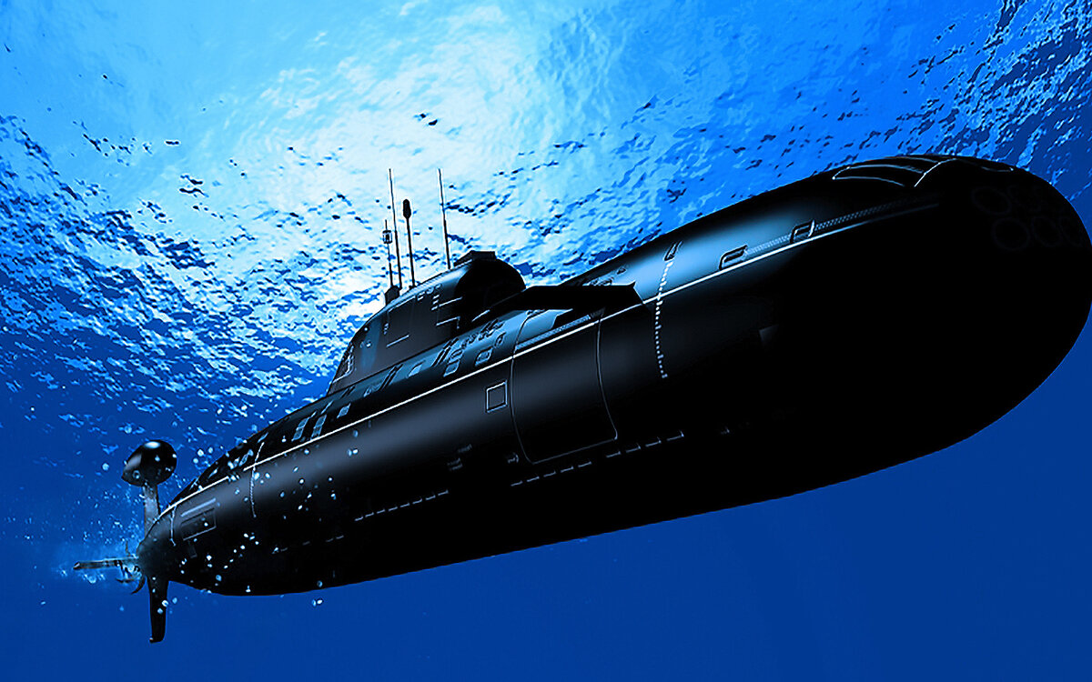 а внутри подводники