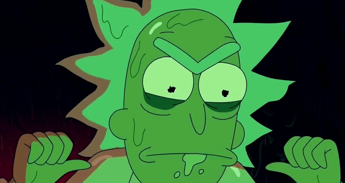 Кадр из мультсериала Рик и Морти