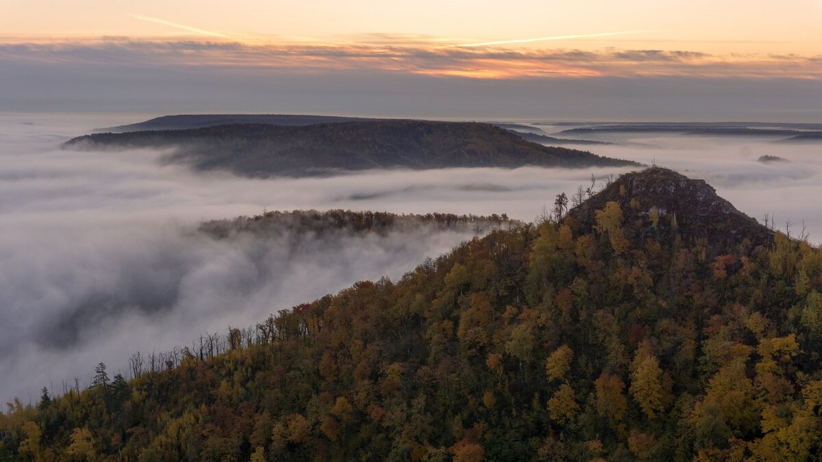 Жигулевские горы панорама