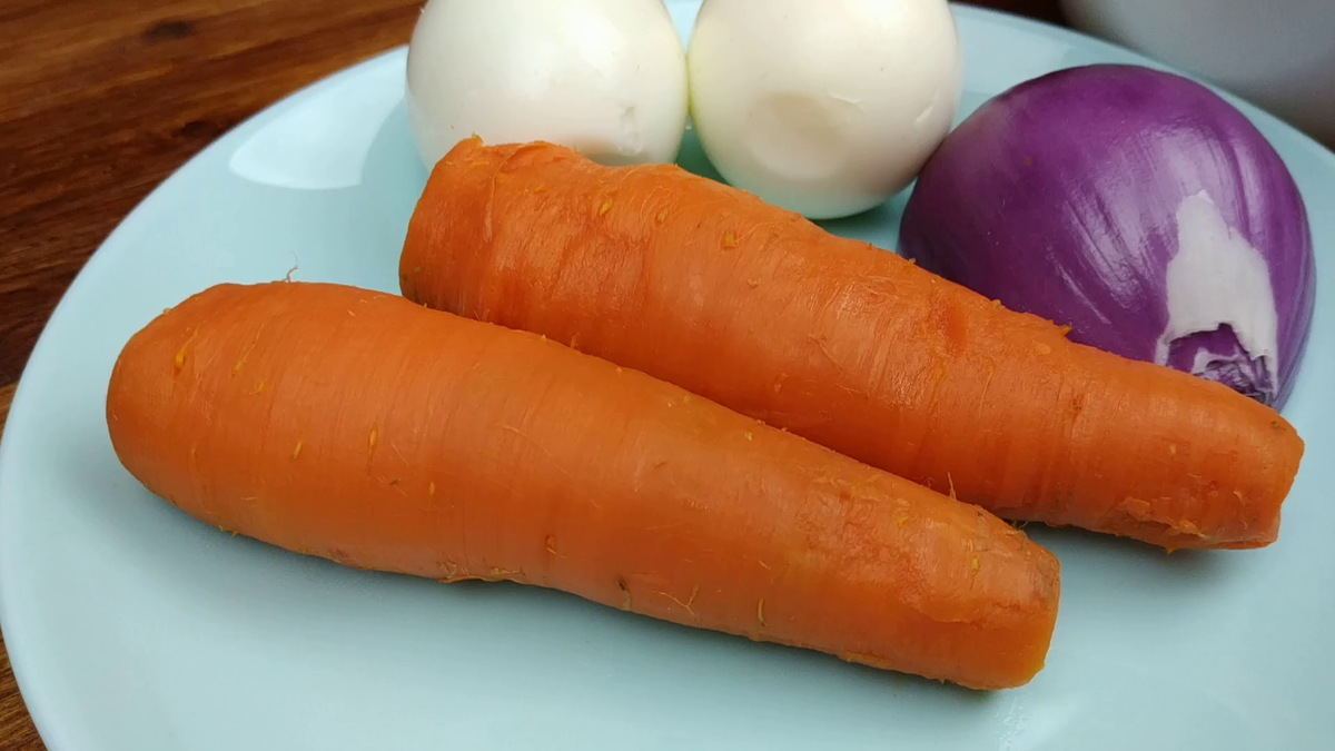 вареная морковь за 5 минут