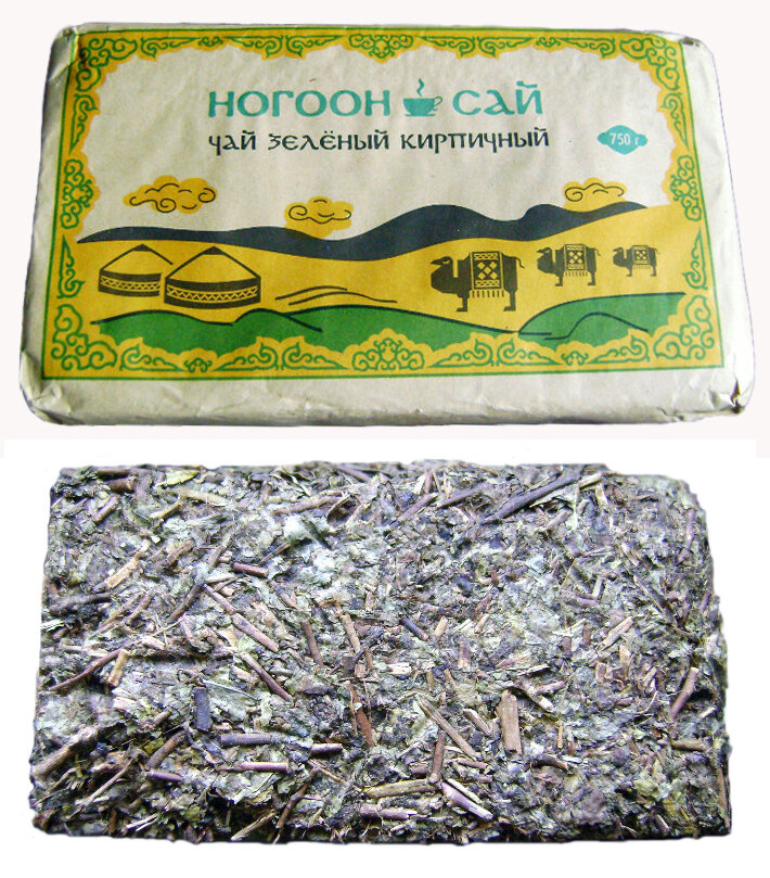 зеленый прессованный