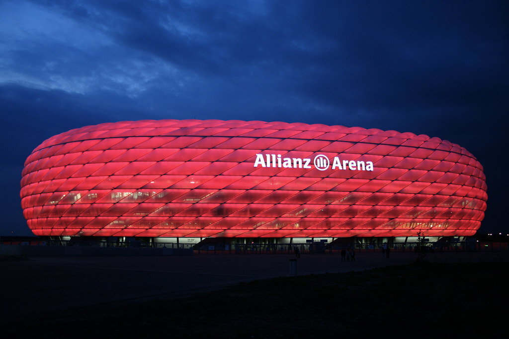 Альянс арена фото Allianz Arena. Стадион великой Баварии. Футбол-великая игра. Дзен