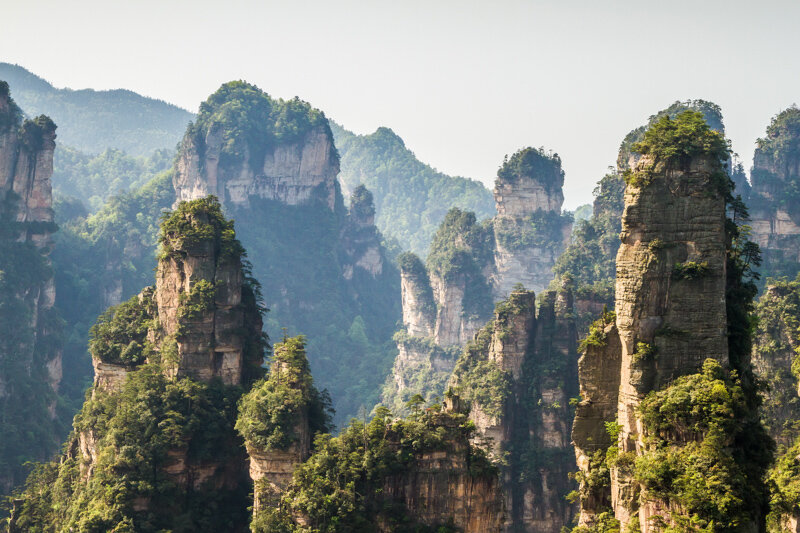 Китай. Парк  Zhangjiajie