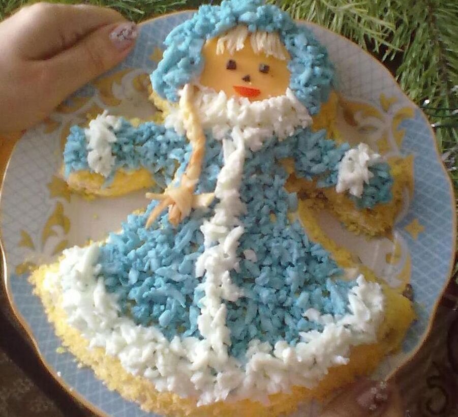 Салат СНЕГУРОЧКА