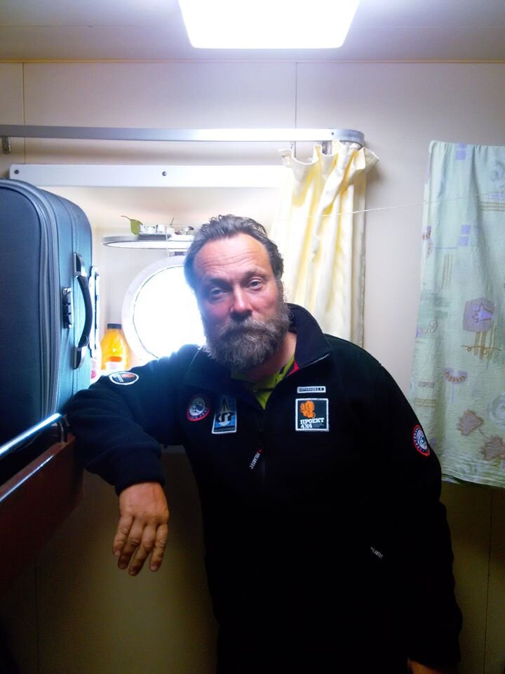 В каюте судна "Академик Фёдоров"