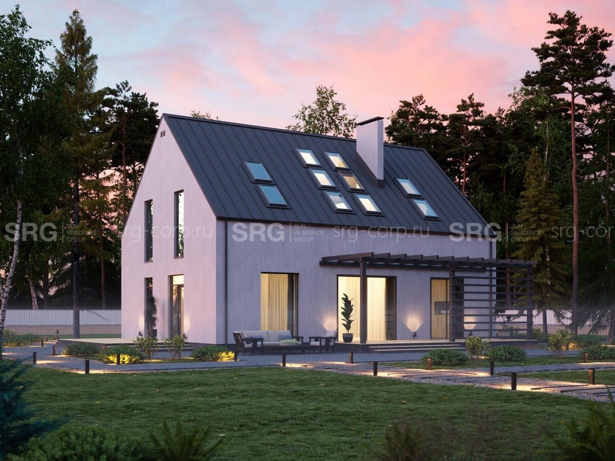 Примеры удачной архитектуры и современного стиля для домов из газобетона