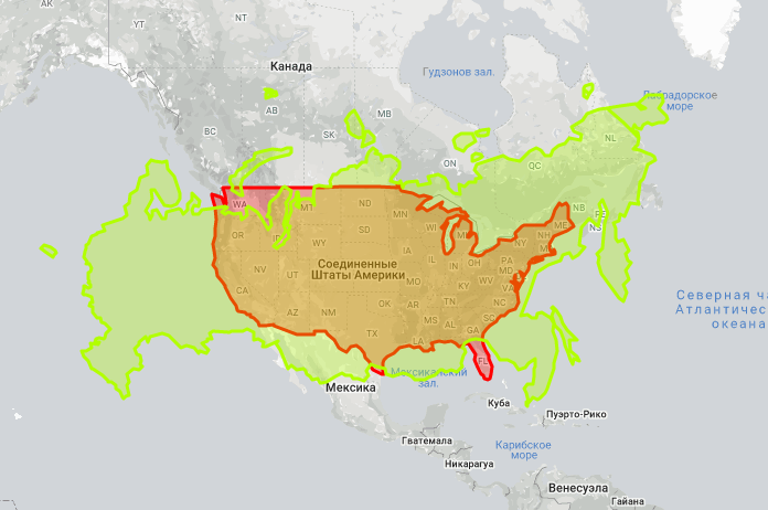 Размер россии сейчас. США по сравнению с Россией. Америка по сравнению с Россией на карте. Размер России. Карта Америки и России сравнение.