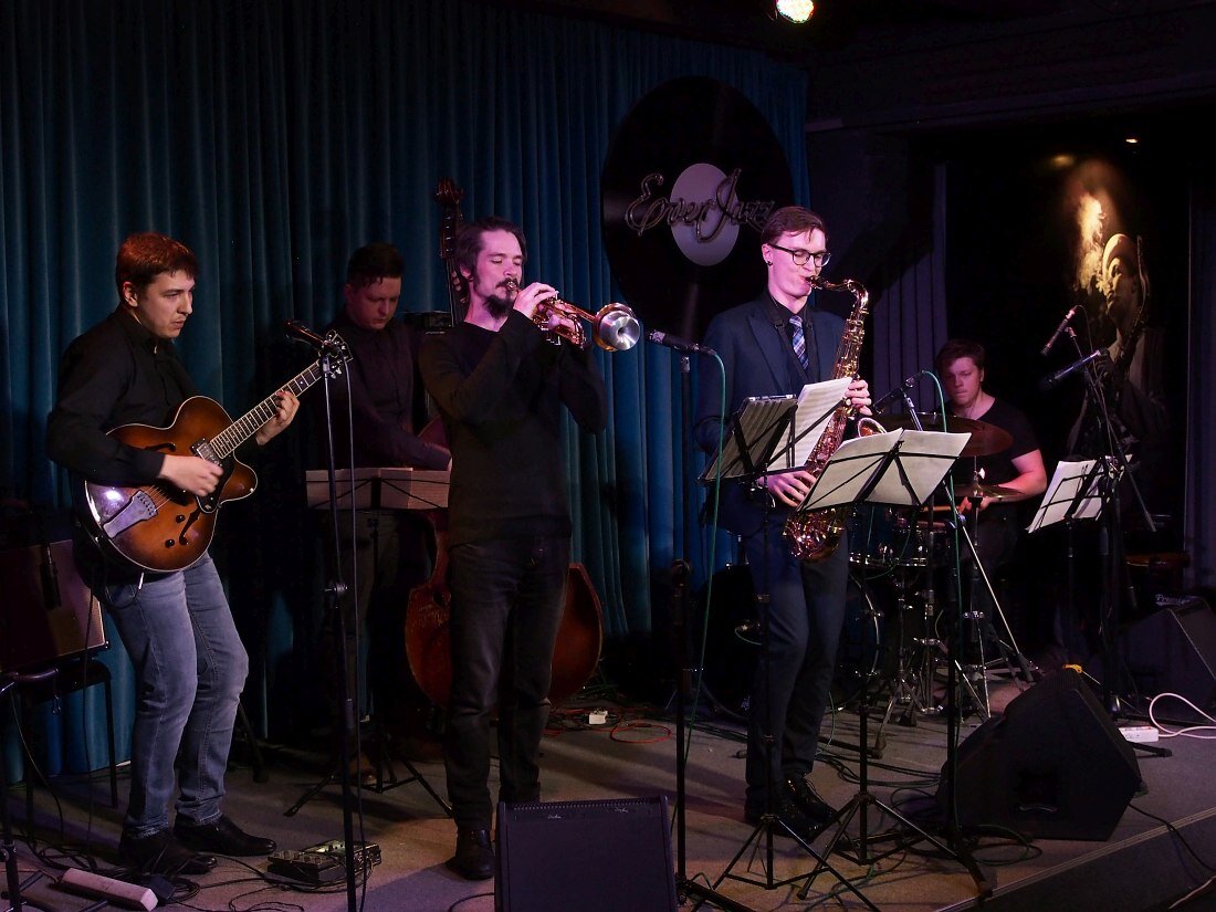 2019, II конкурс авторского джаза: лауреаты — квинтет гитариста Юрия Рябова