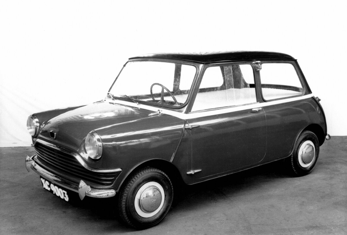 Austin Mini  1958 Preproduction автомобиль созданный Великим Алеком Иссигонисом