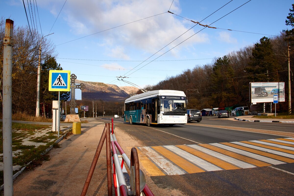 Самая протяженная троллейбусная линия в крыму