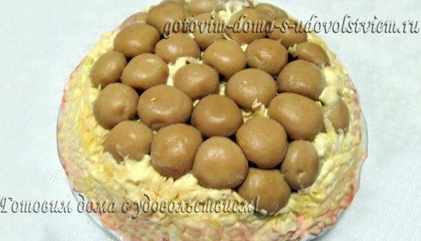 Очень вкусный салатик - альтернатива селедке под шубой