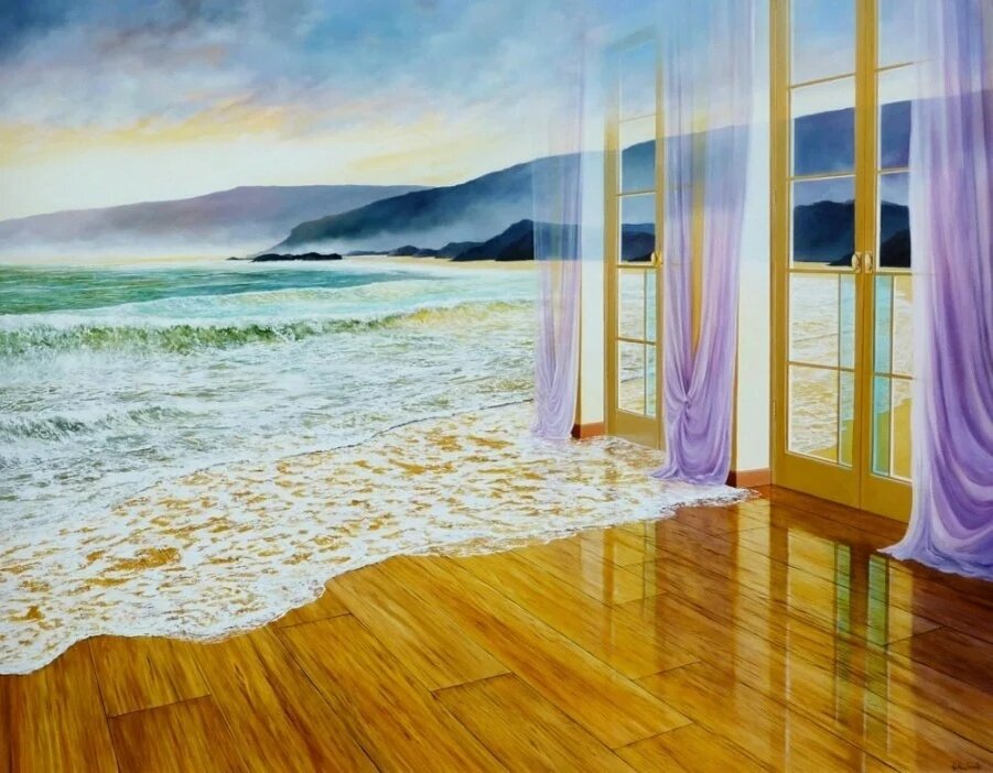 Автор картины - британский художник Нил Саймон