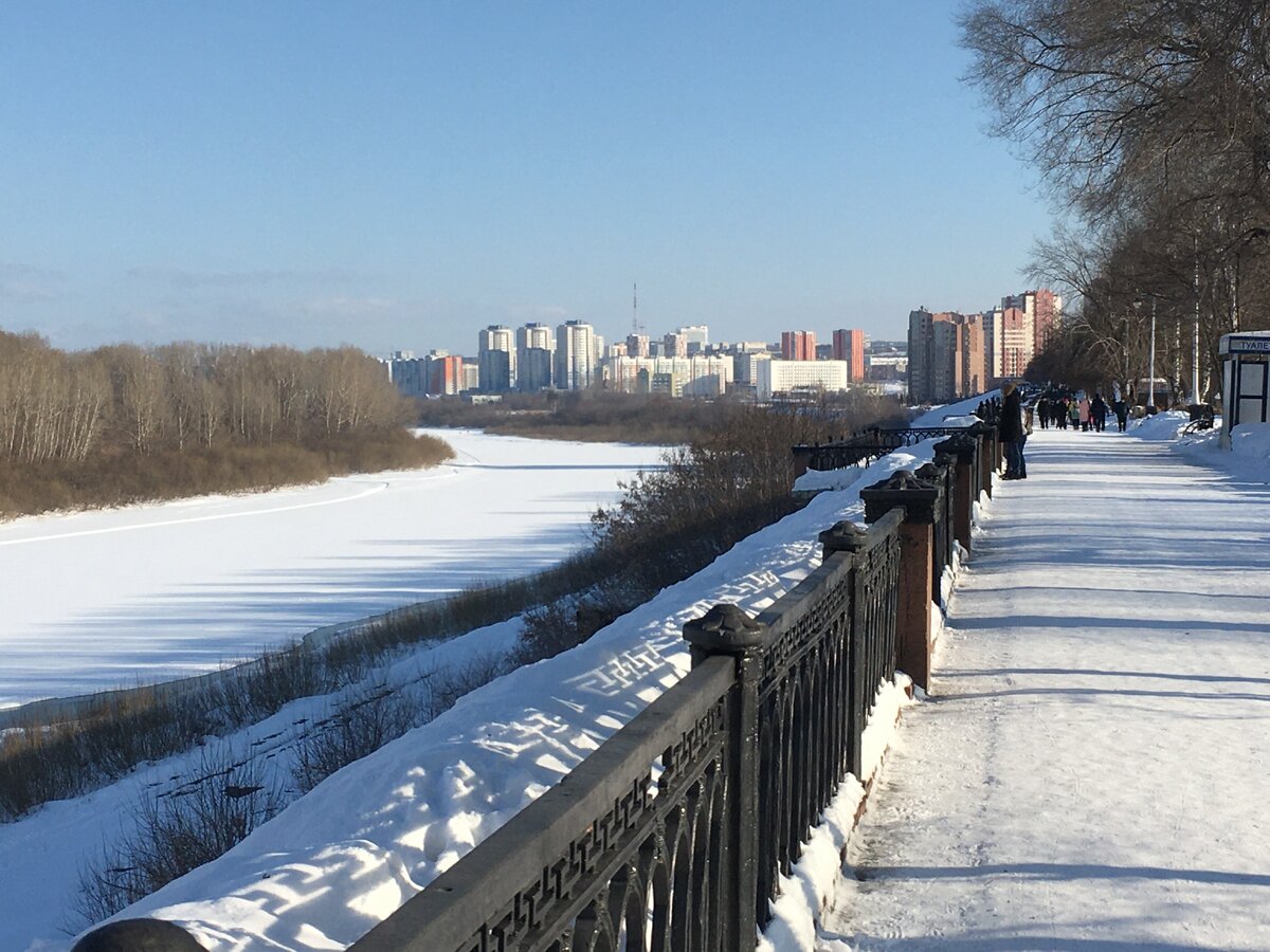 кемерово набережная реки томь