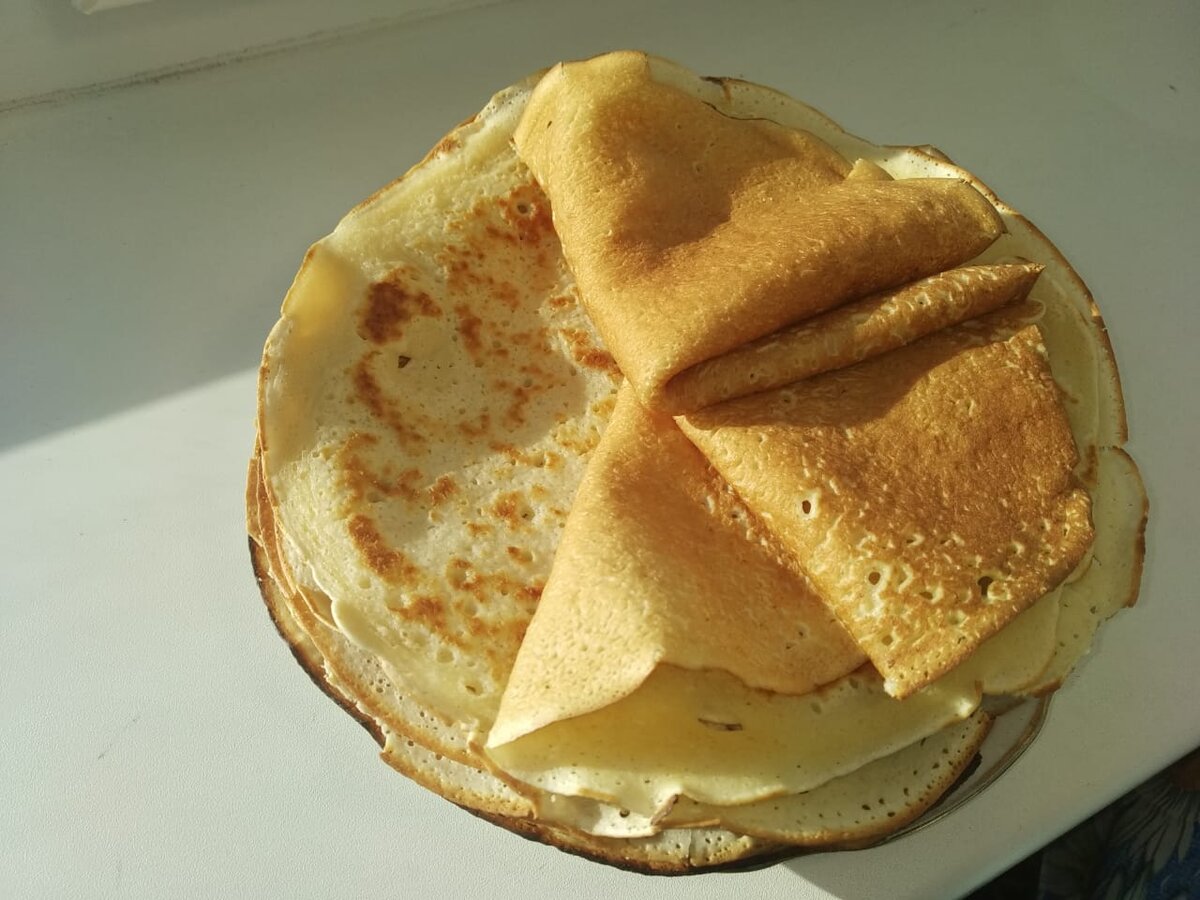 Блины, приготовленные своими руками