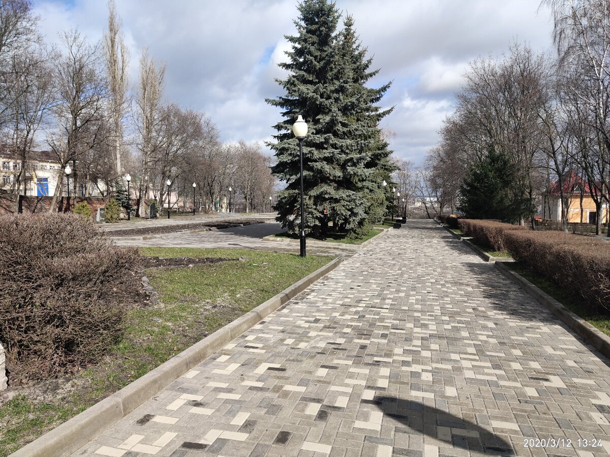 Общий вид парка после реконструкции.