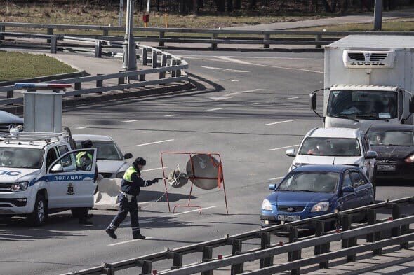 Блокпост в Москве