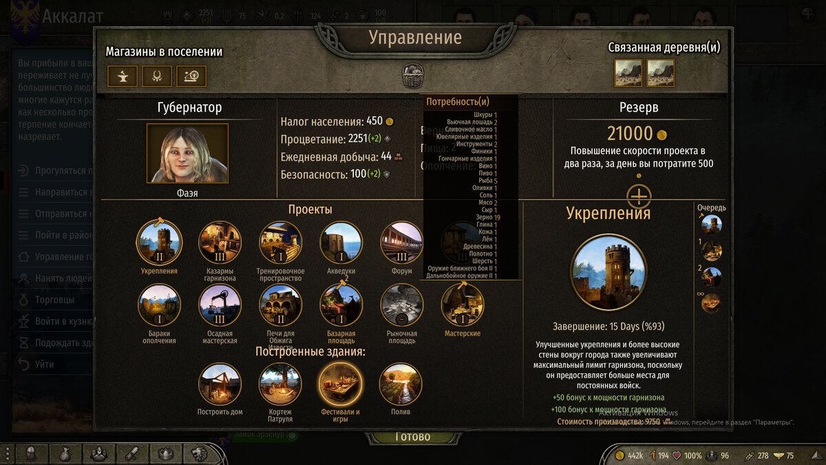 Потребности моего города.