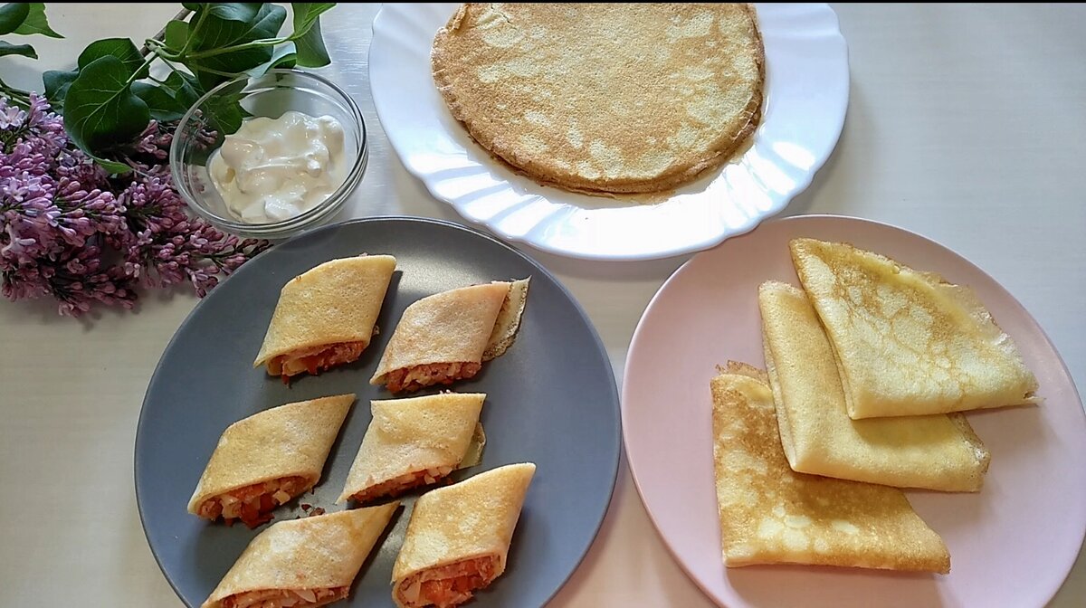 Блинчики из манки