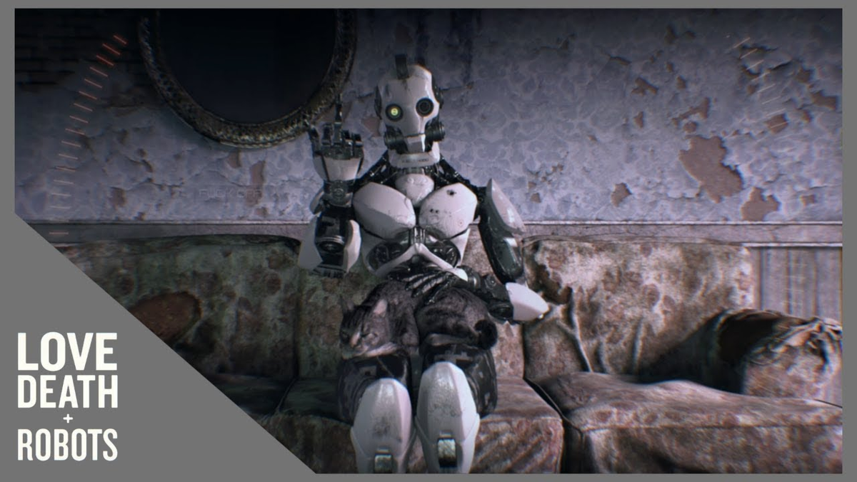 Иллюстрация к сериалу "Любовь, смерть и роботы"