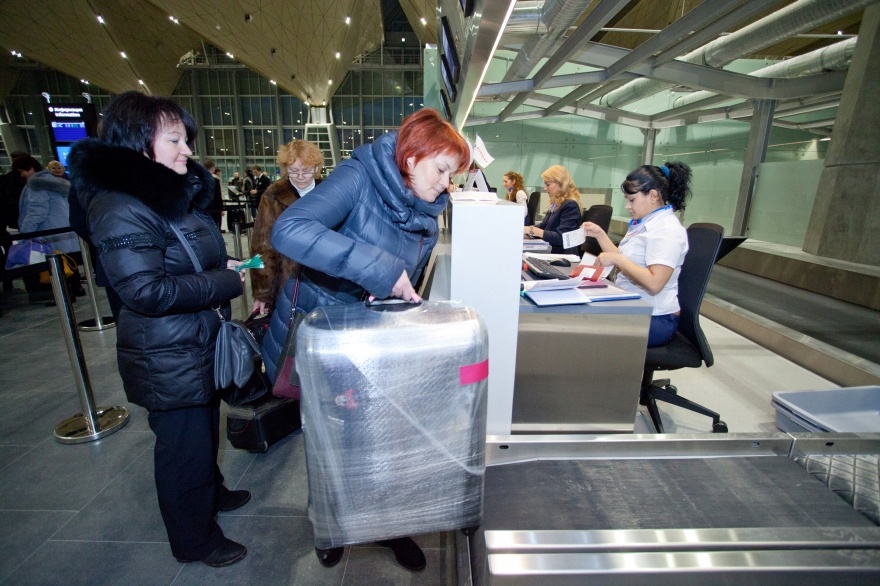 Стойка регистрации в аэропорту «Пулково» | Фото: pulkovoairport.ru