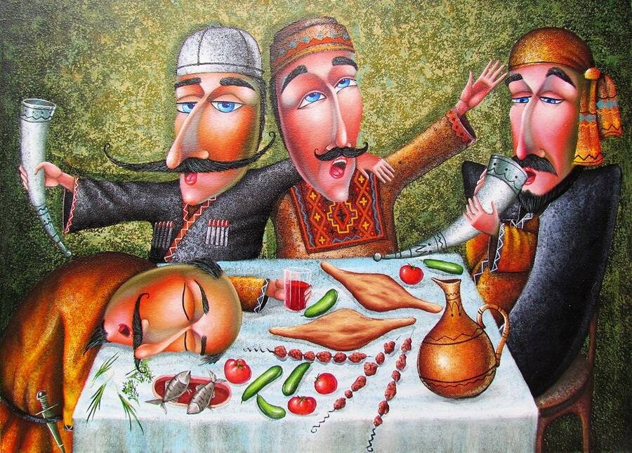 Читать с кавказским акцентом)