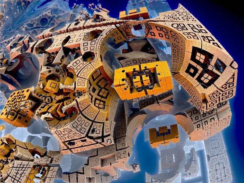 Создано в программе Mandelbulb 3D
