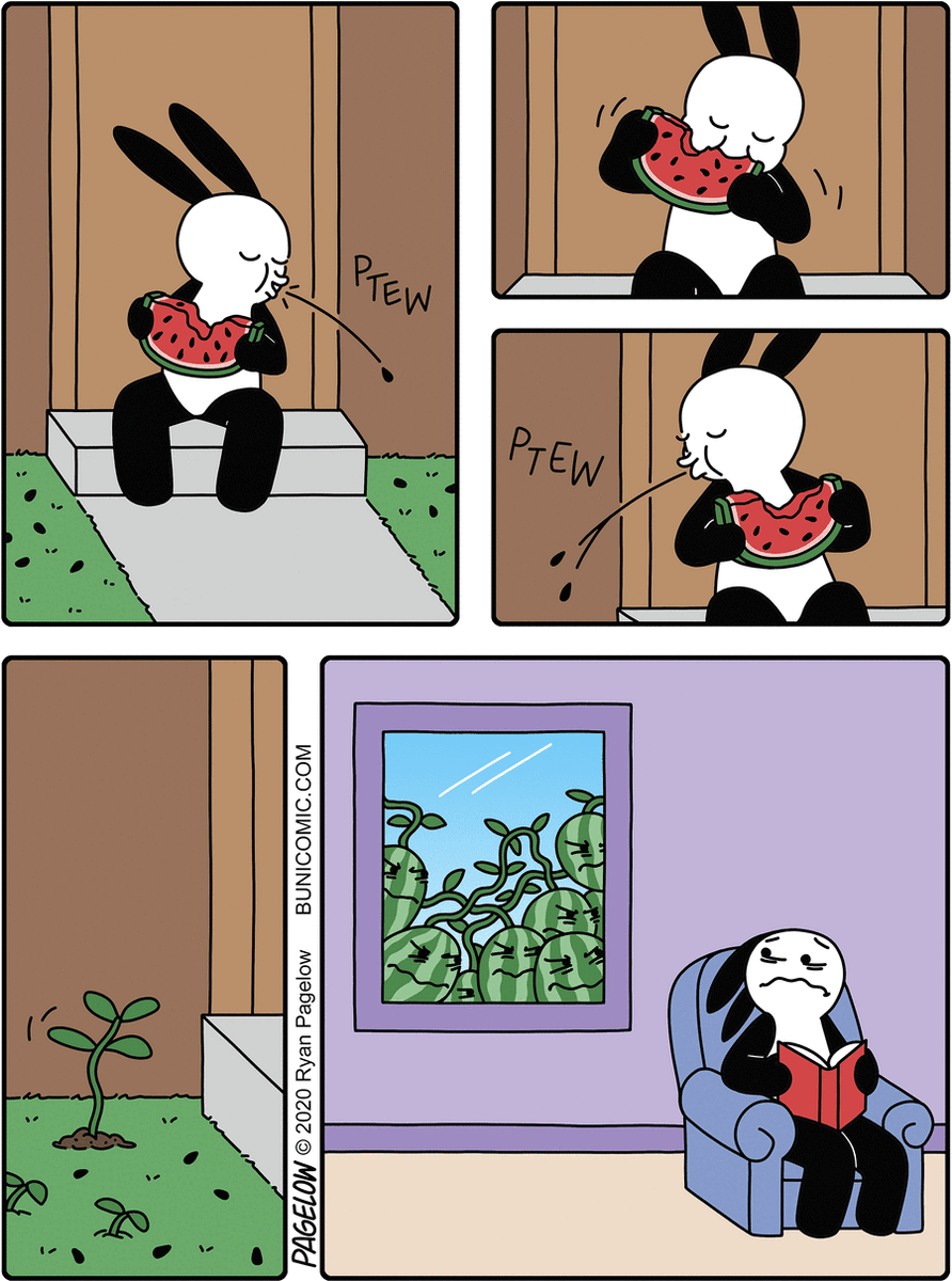 Cute comics. Pagelow комиксы. Ryan Pagelow комиксы. Buni Comics Арбуз.