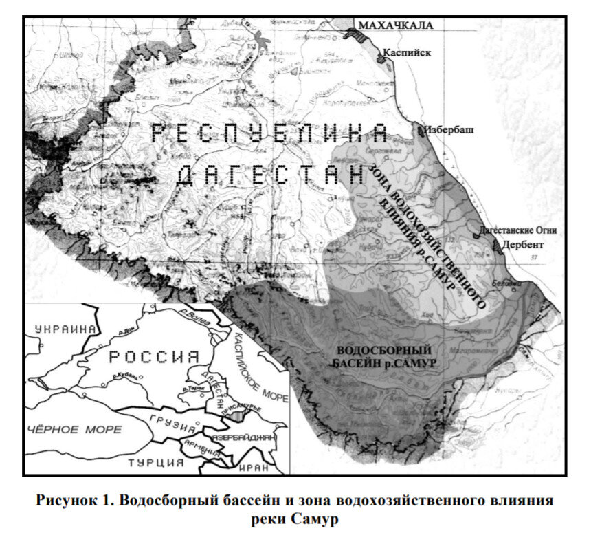 Карта юждага с селами