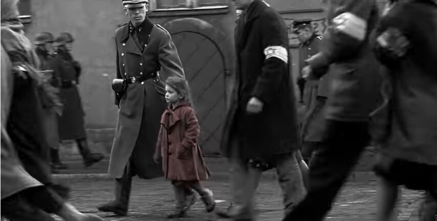 Кадр из фильма "Список Шиндлера", 1993 год.