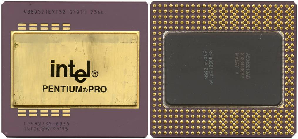 Intel pentium 32 bit. Процессор pentium pro. 200 мгц, pentium pro. процессор пентиум 5. золото в процессорах intel pentium.