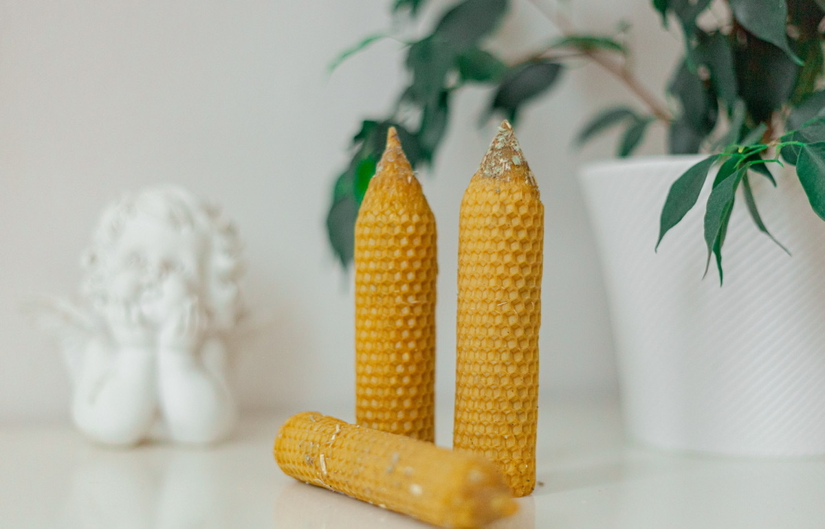 Свечи с травами. 