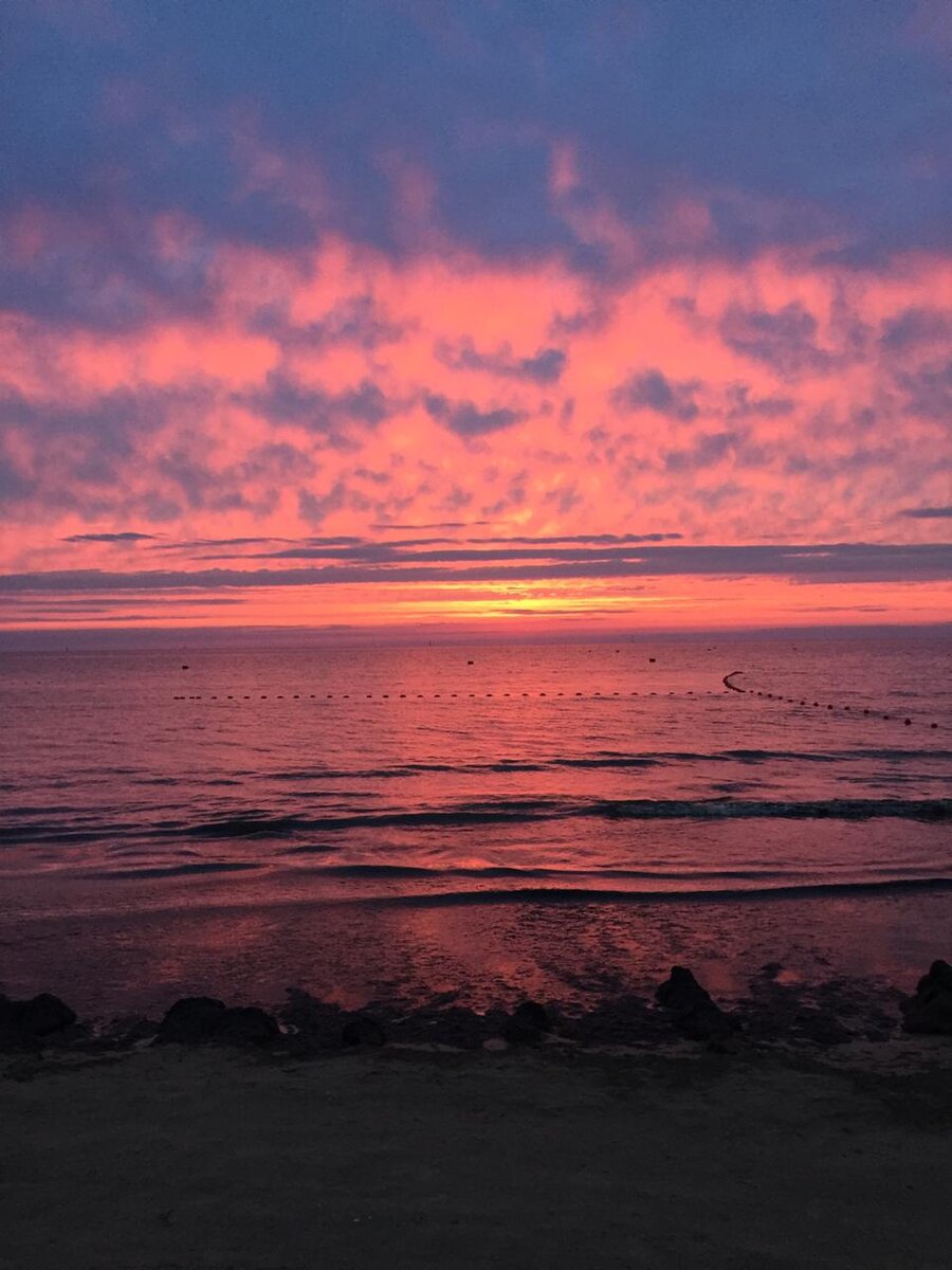 закат в Анапе. Фото автора