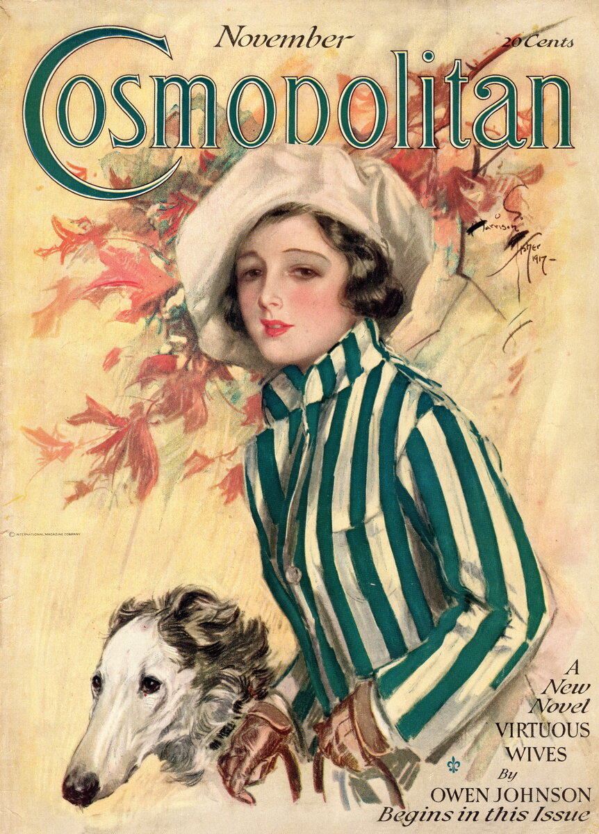 Харрисон Фишер. Обложка журнала Cosmopolitan, ноябрь 1917