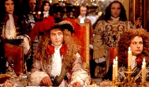 Кадр из фильма L'allée du roi / «Королевская аллея». В российском прокате «Путь короля»,1996 г. Франция