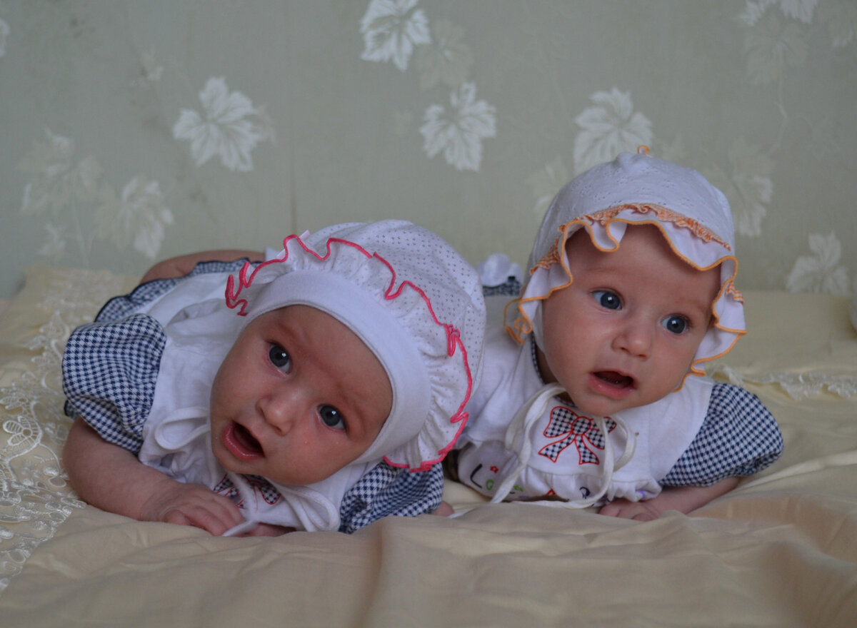 Мои маленькие девочки. Фото автора.