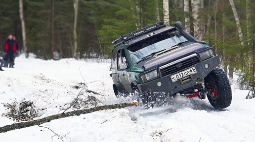 Экспедиция в чащу. Toyota Hilux невозможно сбить с пути. ГАЗ 69, Тагаз, Буханка, Паджеро, УАЗ, Нива