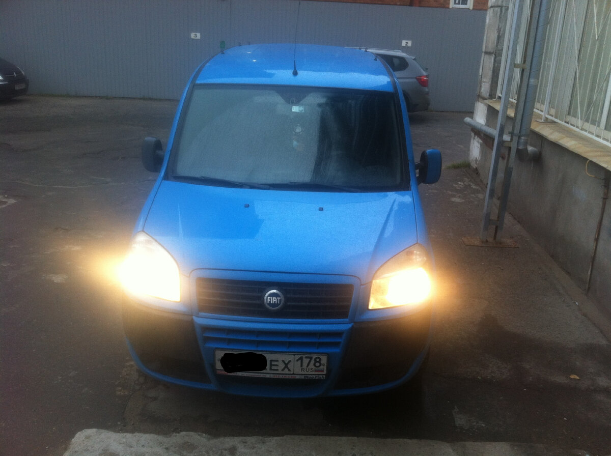 Фото автора! Фиат Добло дизель. Отличный автомобильчик для целей перевозки чего-либо.