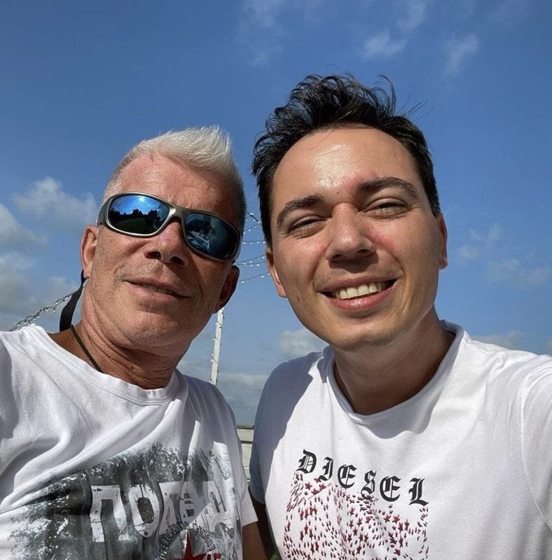Олег Газманов с сыном Родионом. Фото из открытого доступа