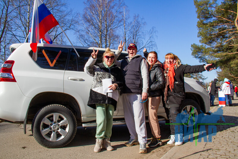 Акция АВТОПРОБЕГ "ZA НАШИХ" Кингисепп - Ивангород