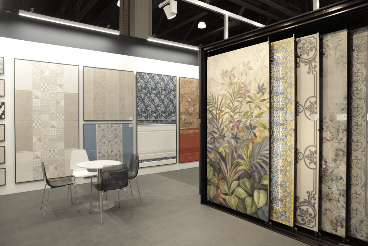 Cтенд  KERAMA MARAZZI на выставке  Мосбилд 2022.