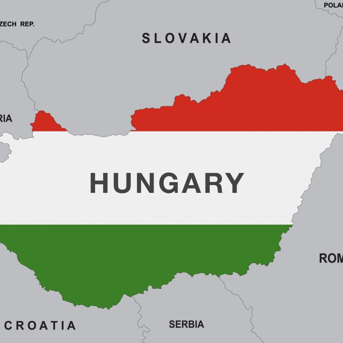 Венгрия карта