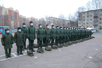    Торжественная отправка призывников в спортивную роту в Балашихе © Сайт администрации г.о. Балашиха