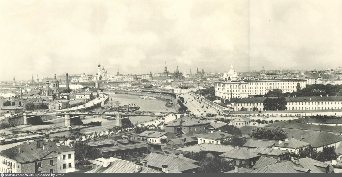 Панорамное фото 1910 года вологды с башни