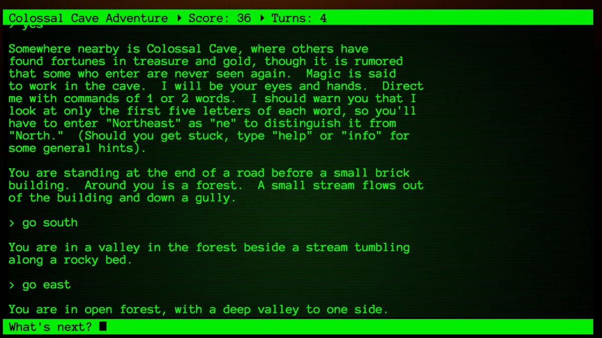 Эта игра стала первым квестов в мире - Colossal Cave Adventure | Игрольгия  | Дзен