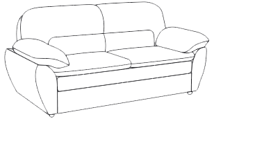 Механизм трансформации дивана «Тройной выкатной»