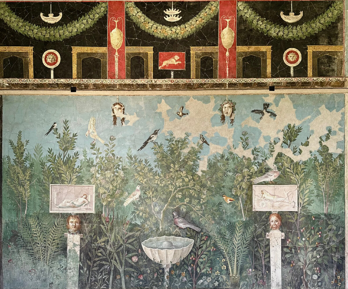 Фрагмент фрески дома "Золотого Браслета". Фото автора