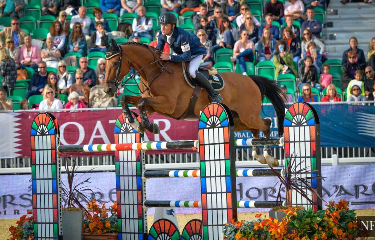 Скотт Браш и Hellow Sanctos, Лондон, 2015 год. Фото: scottbrashequestrian.co.uk